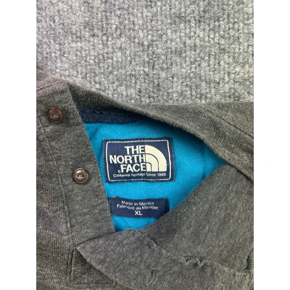 The North Face Henley Shirt Mens XL Long Sleeve Tri-Blend California Heritage
